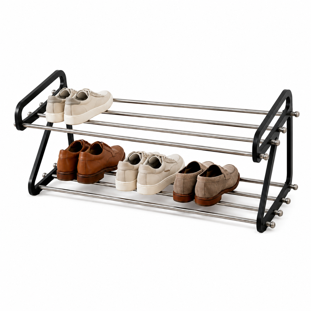 2-TIER SHOE RACK