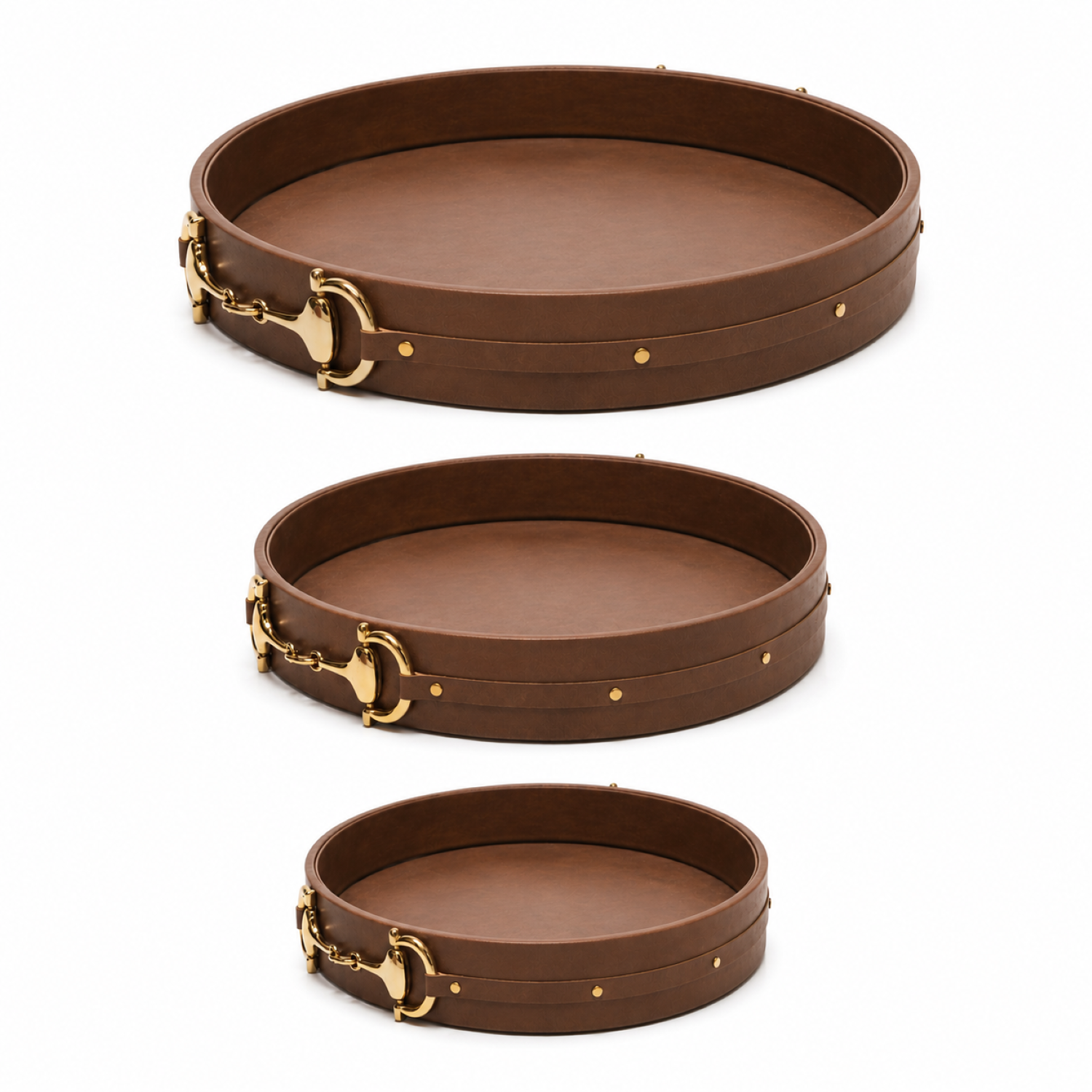 TAN BROWN REXENE TRAY
