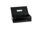 BLACK MARBLE TISSUE BOX
