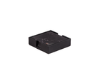 BLACK MARBEL COASTER S/4 BLK