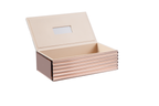 ROSE GOLD MOLDING TISSUE BOX