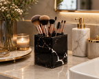 BLACK MARBLE TOOTHBRUSH HOLDER