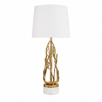 TWIG TABLE LAMP W/ ROUND TAPERED SHADE