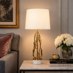 TWIG TABLE LAMP W/ ROUND TAPERED SHADE