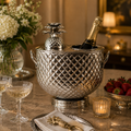 SINGLE BOTTLE WINE COOLER W/ PINEAPPLE