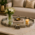 OVAL MIRROR TRAY LARGE