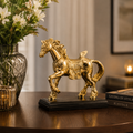TABLE DECOR HORSE W/ RECT BASE