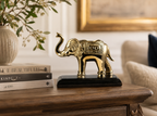 ELEPHANT T-LIGHT HOLDER W/ RECT BASE