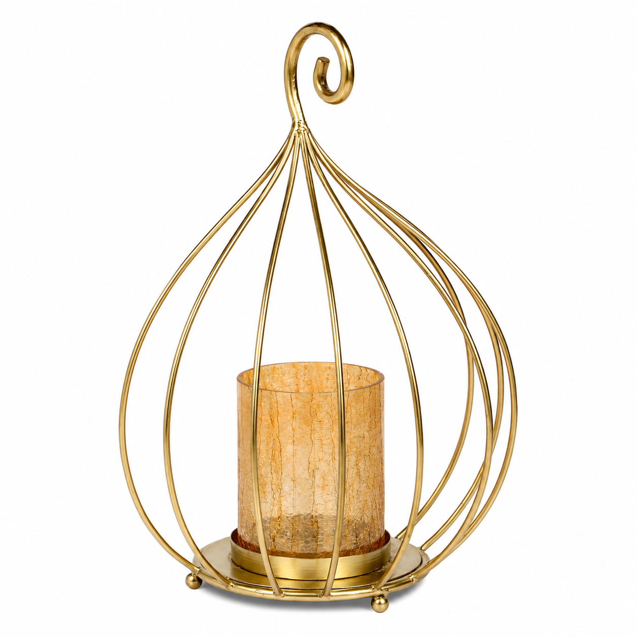 WIRE CANDLE HOLDER LARGE