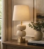 MARBLE PILLAR LAMP