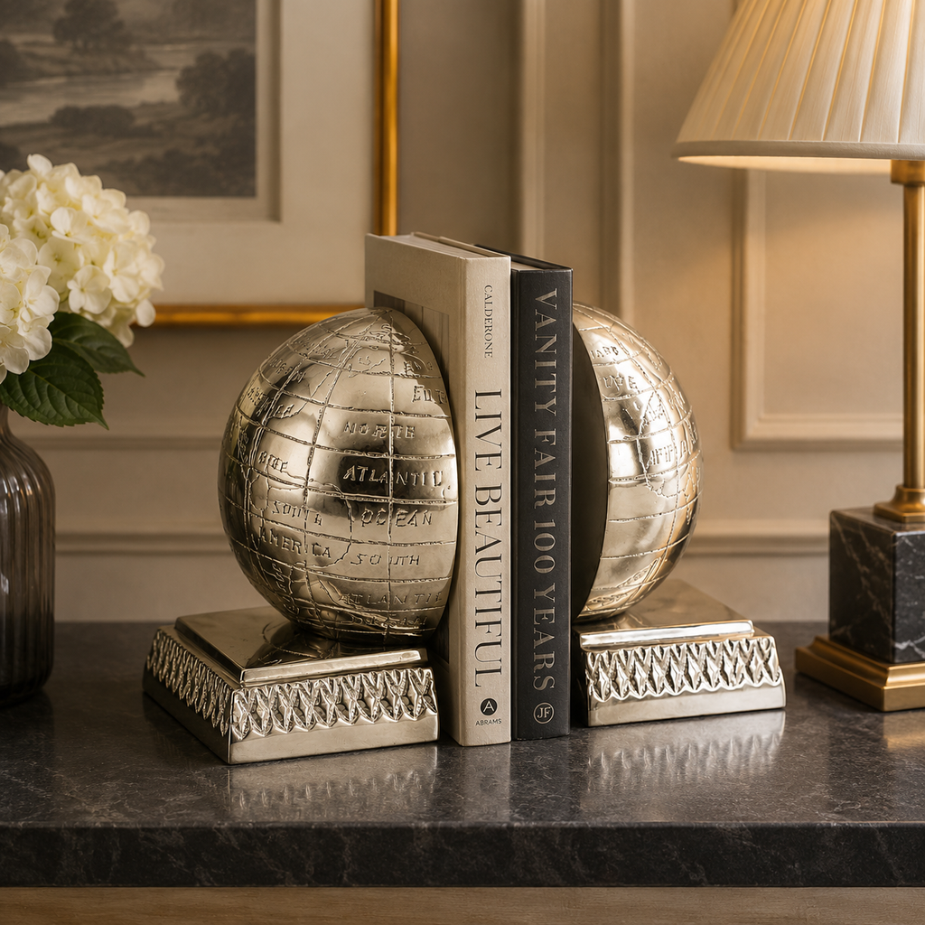 GLOBE BOOKEND