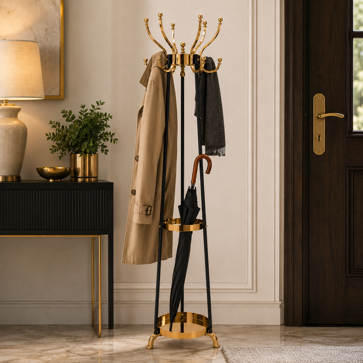 COAT AND UMBRELLA STAND