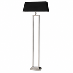 FLOOR LAMP WITH OFF WHITE SHADE