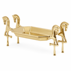 4-HORSE RECT TRAY