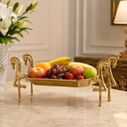 4-HORSE RECT TRAY