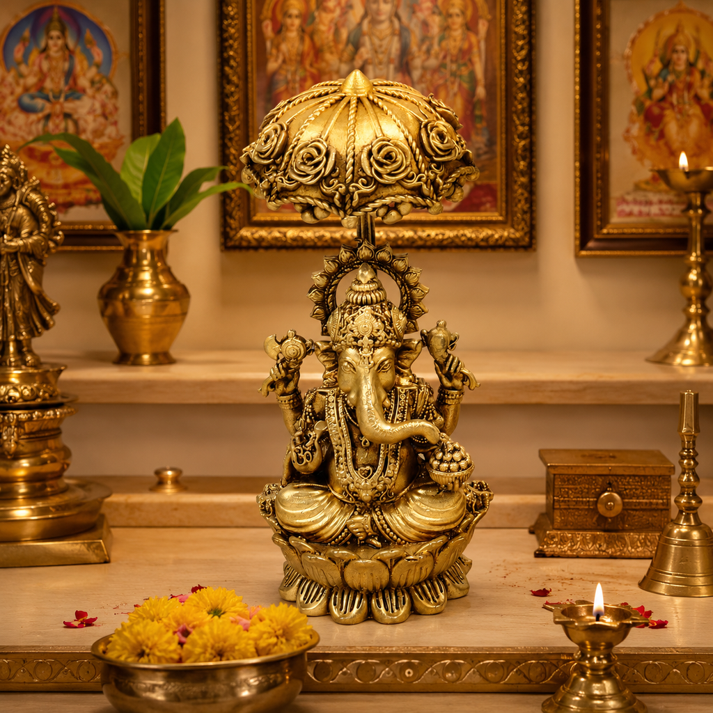 GANESH WITH CHATRA
