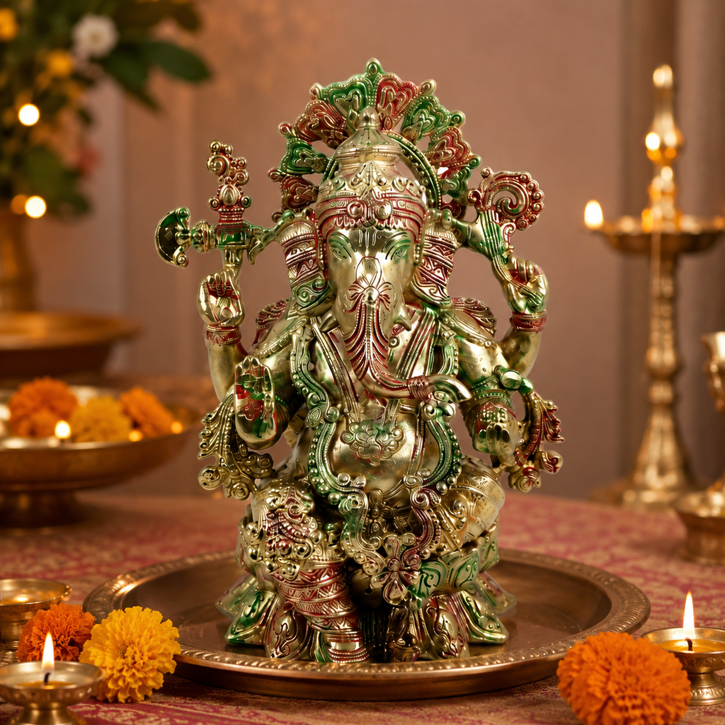 MULTI COLOUR GANESH