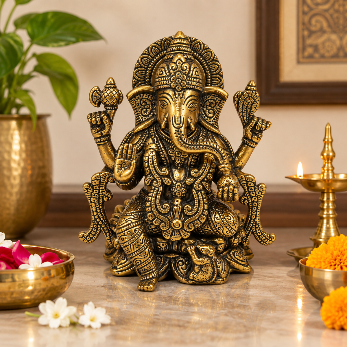 MULTI COLOUR GANESH