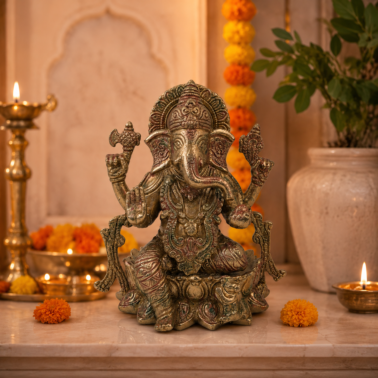 MULTI COLOUR GANESH
