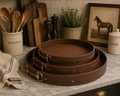 TAN BROWN REXENE TRAY