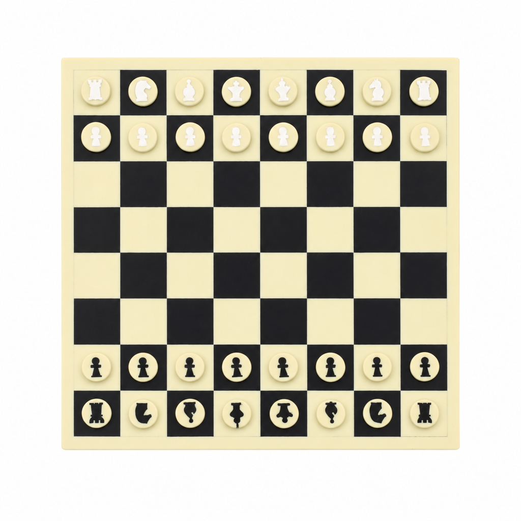 FLAT PIECE CHESS SET