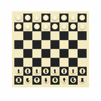 FLAT PIECE CHESS SET