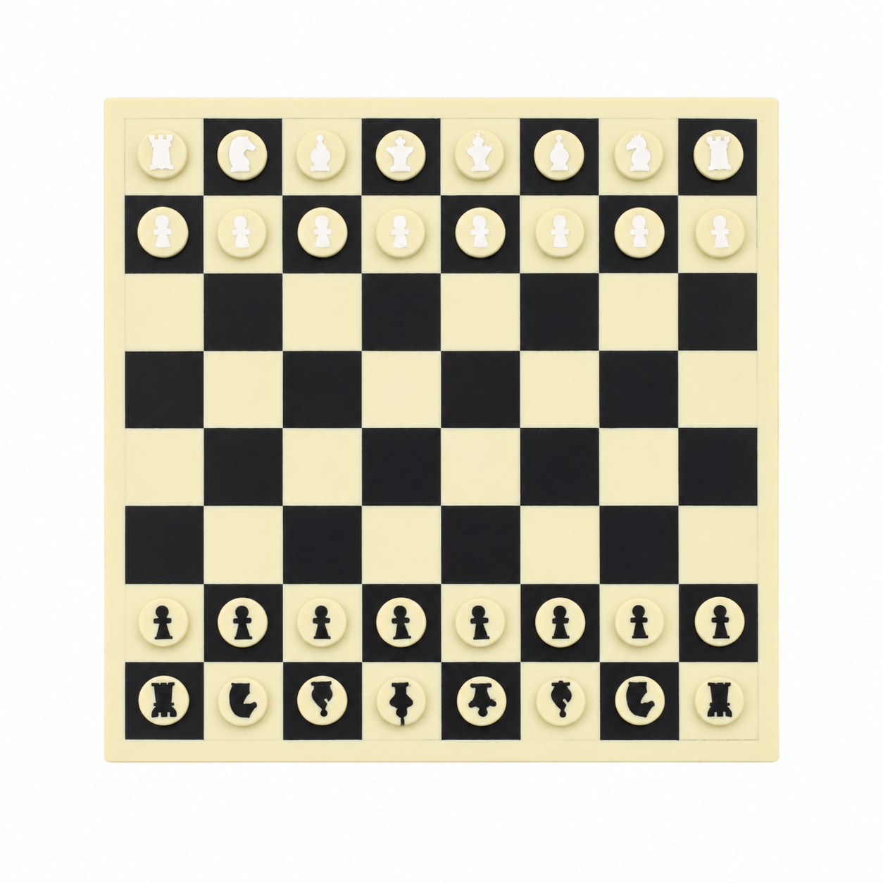FLAT PIECE CHESS SET
