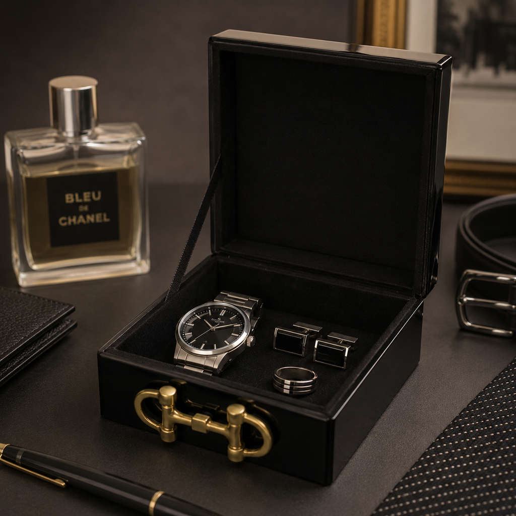 BLACK GLASS BOX