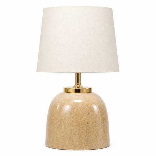 BEIGE & GOLD LAMP