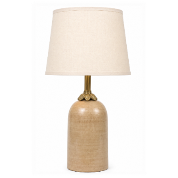 BEIGE & GOLD LAMP
