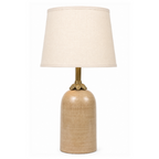 BEIGE & GOLD LAMP