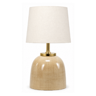 BEIGE & GOLD LAMP