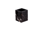 BLACK MARBLE TOOTHBRUSH HOLDER